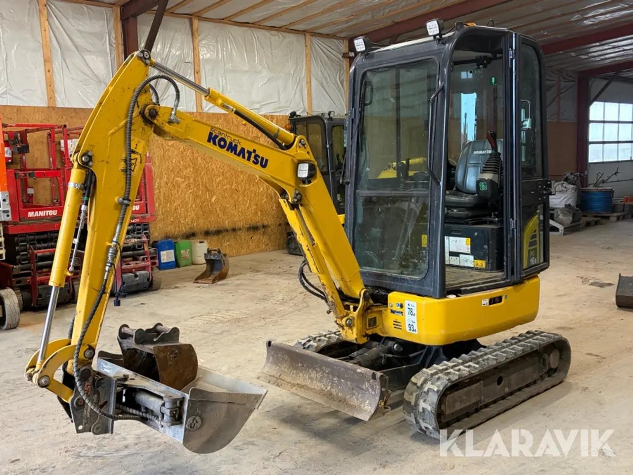 Billede 1 - Minigravemaskine Komatsu PC16R HS