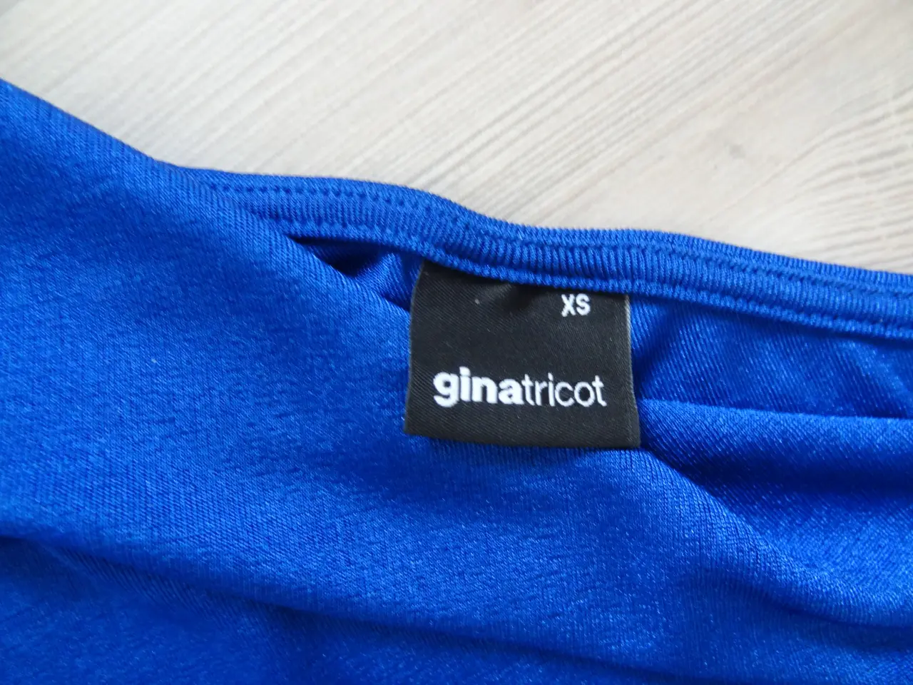 Billede 5 - Top, Gina tricot, Bluse, Overdel, str. 34, Blå,
