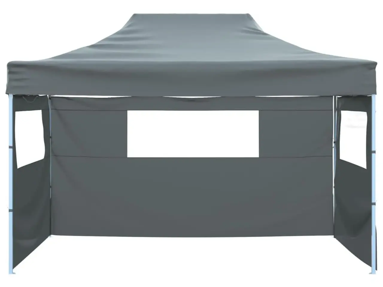 Billede 2 - Foldbart partytelt med 3 sidevægge 431×291×315 cm - antracitgrå