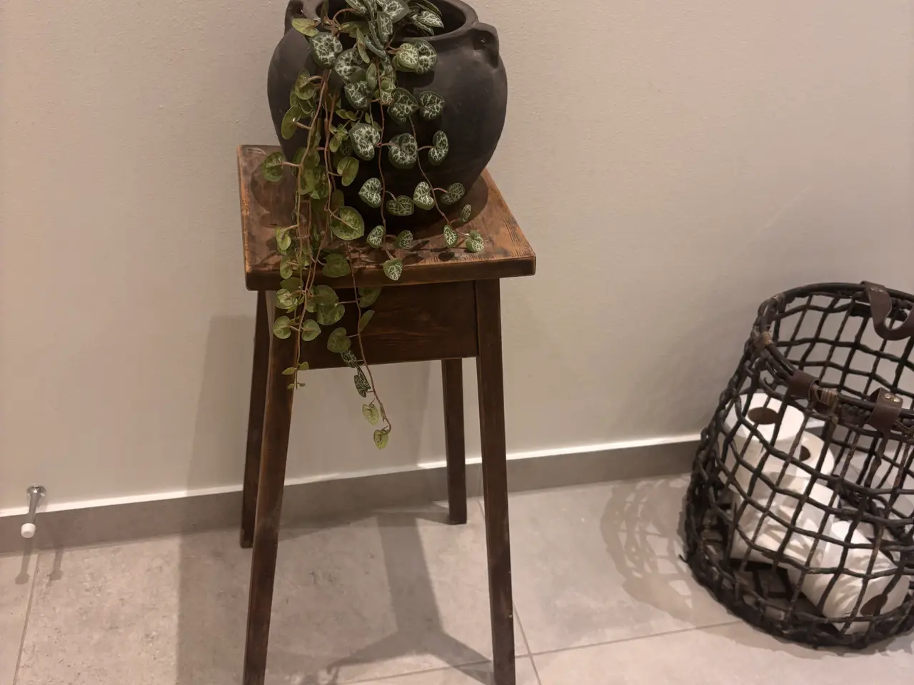 Billede 1 - Træopsats/blomsterbord