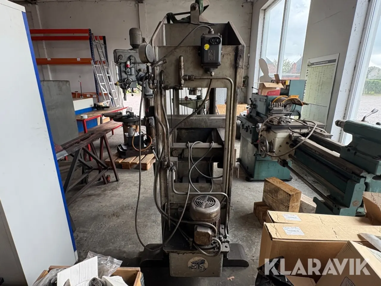 Billede 4 - Hydraulisk presser Stenhøj Hydraulik A/S 100 Ton