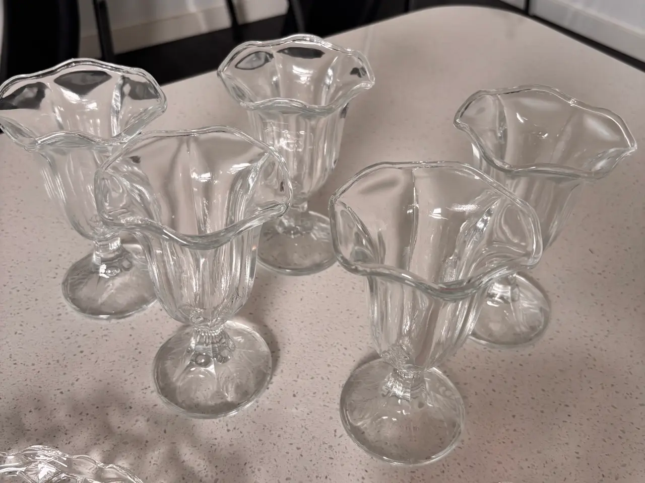 Billede 4 - Dessertglas, fad og skål i glas