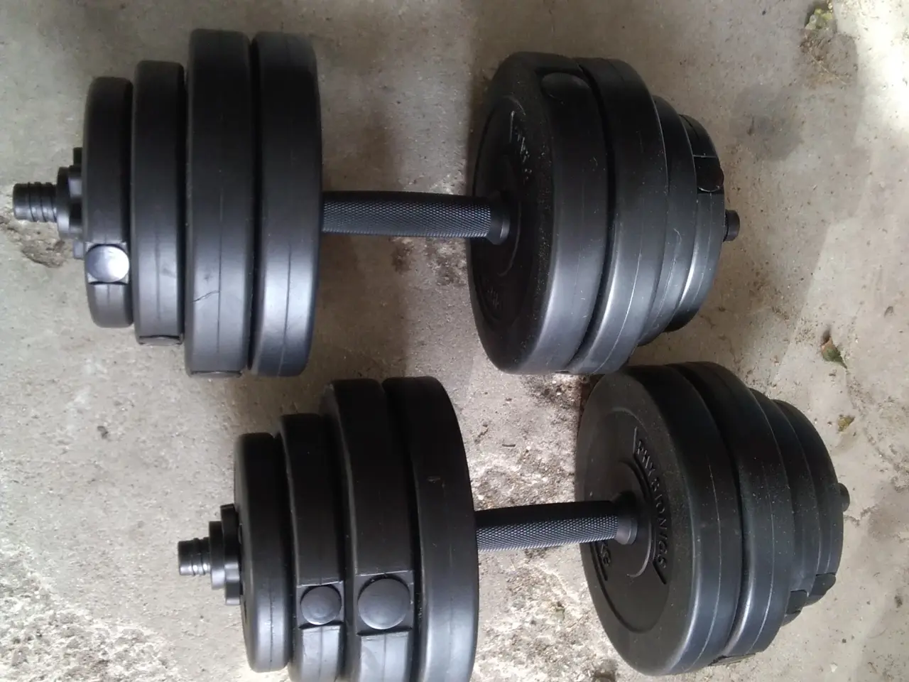 Billede 4 - fitnes bench + vægte under halv pris