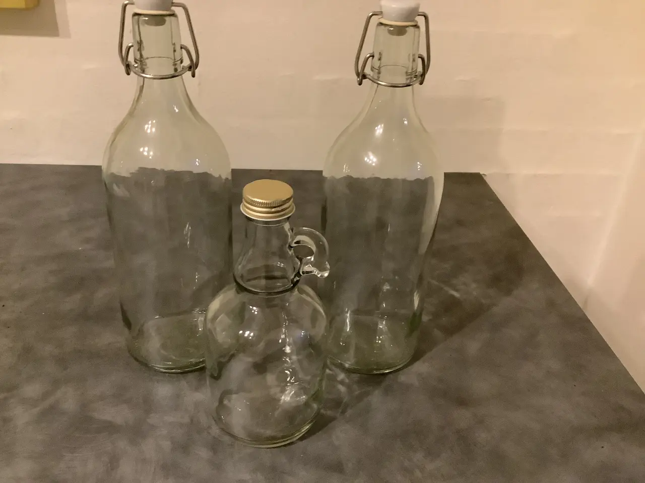 Billede 1 - Ikea glasflasker med patentprop