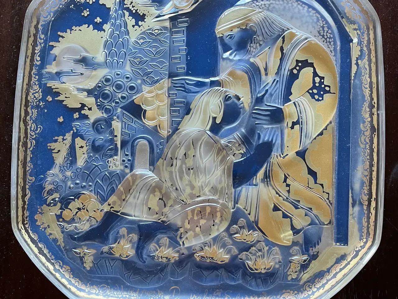 Billede 1 - Bjørn Viinblad platter, 4 stk.
