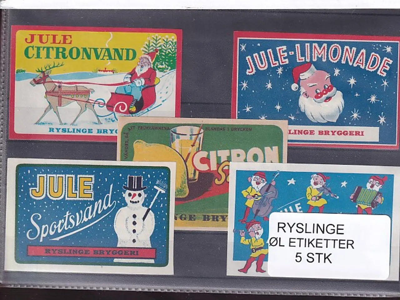 Billede 1 - Etiketter - Ryslinge Bryggeri - 5 Stk.