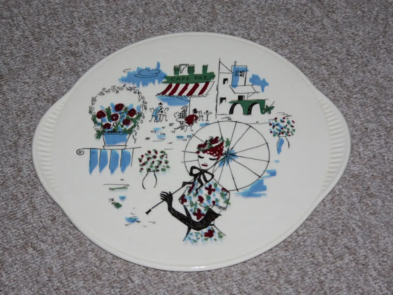 Billede 1 - Staffel Limburg ECHT Dom-keramik fad 34 x 30,5