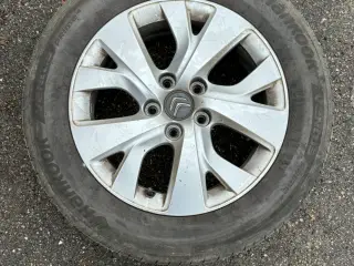 Citroën fælge med dæk 5x108 krydsmål