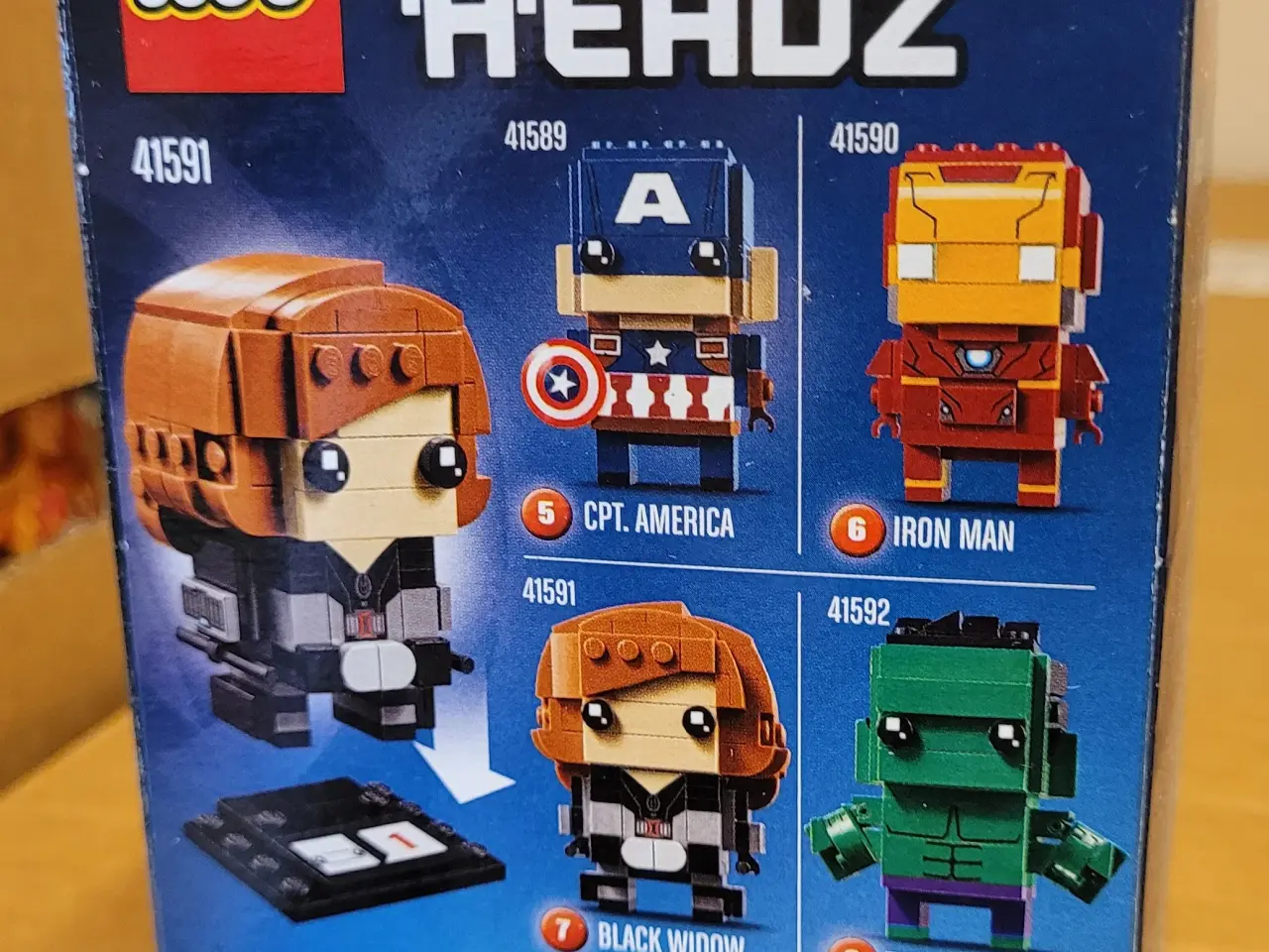 Billede 3 - Lego Brickheadz, ny, 41591 Black Widow