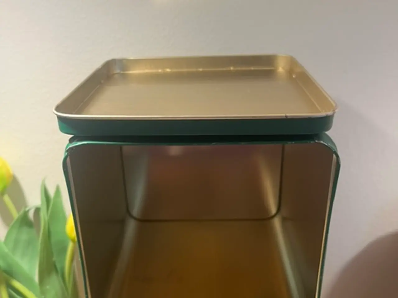 Billede 2 - Vintage Enesco metaldåse m/victoriansk englemotiv