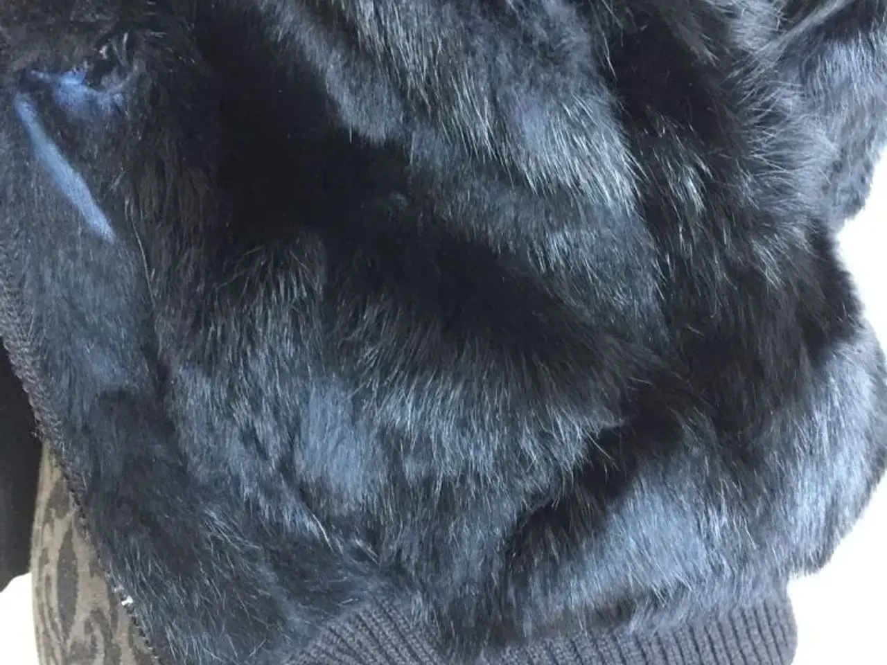 Billede 4 - Vest m kaninpels