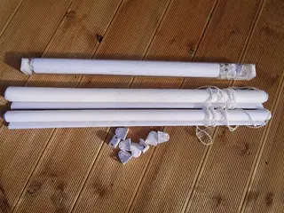 3 små rullegardiner
