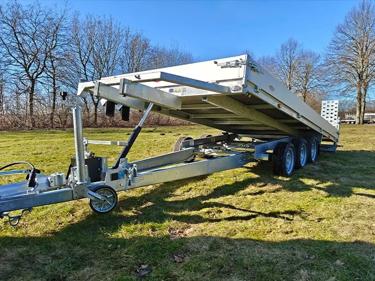 Billede 6 - Böckmann Maskintrailer - tip - Alu bund - LED baglygter