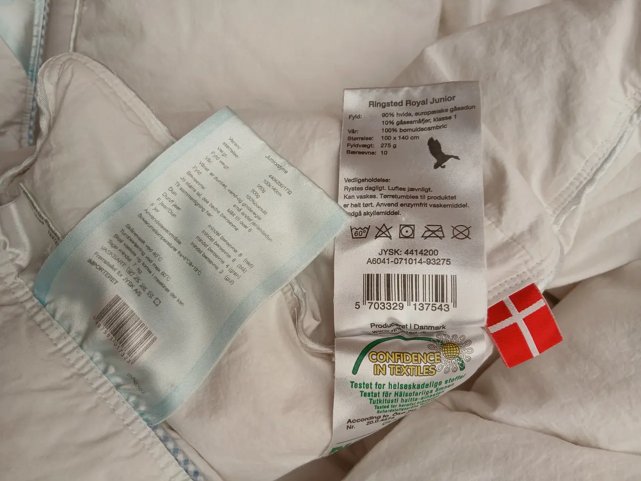 Billede 4 - JUNIOR - dyner med ande- eller gåsedun