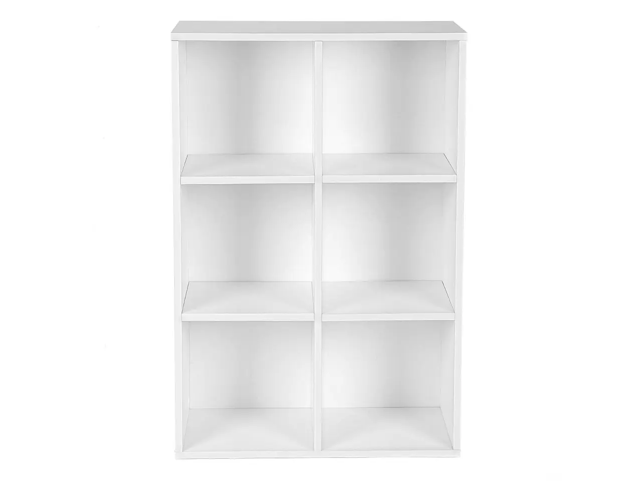 Billede 2 - Bogreol med 6 rum LBC203D - hvid