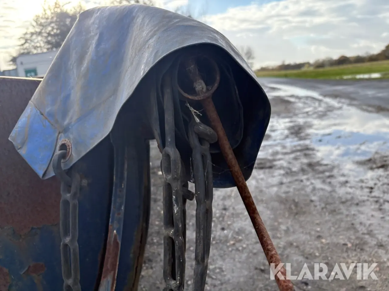 Billede 11 - Asfalt container Jøni isoleret med rullepresenning