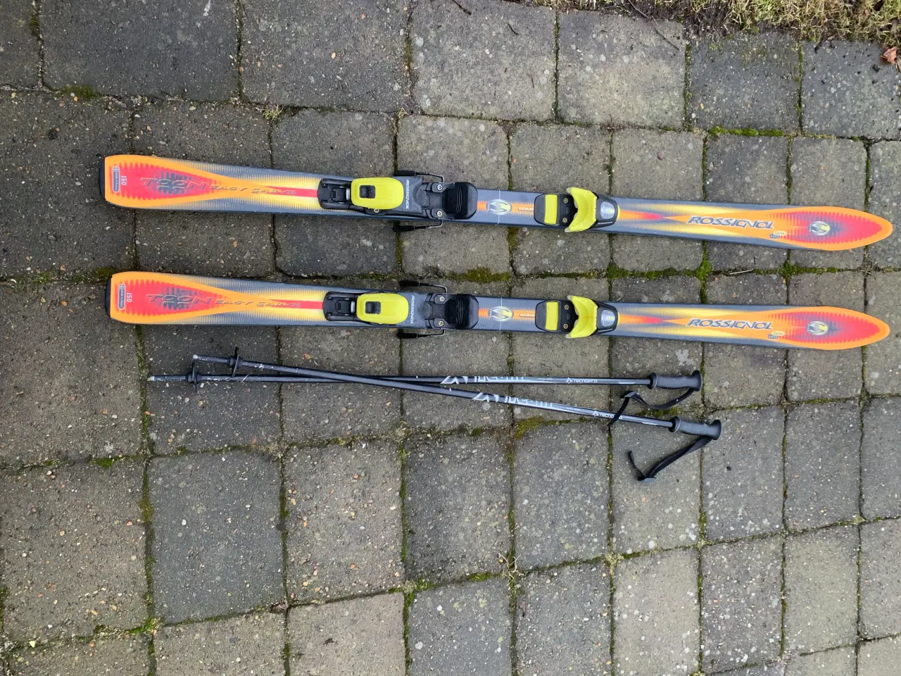 Billede 3 - Ski 150 cm. Inkl stave