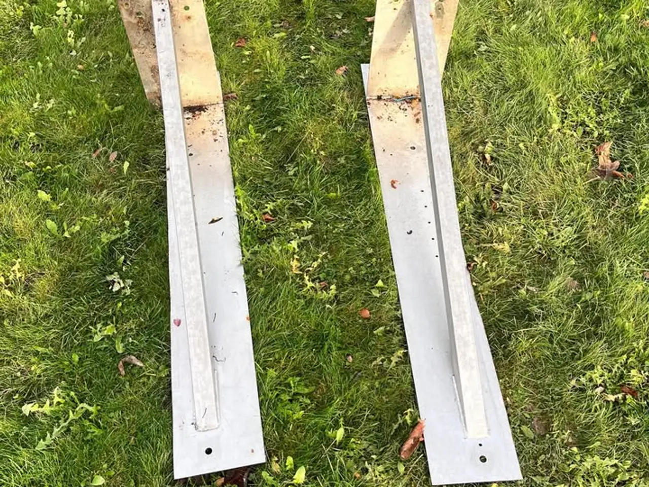 Billede 1 - 2 stk rustfri syrefaste vinkelbeslag 120 cm