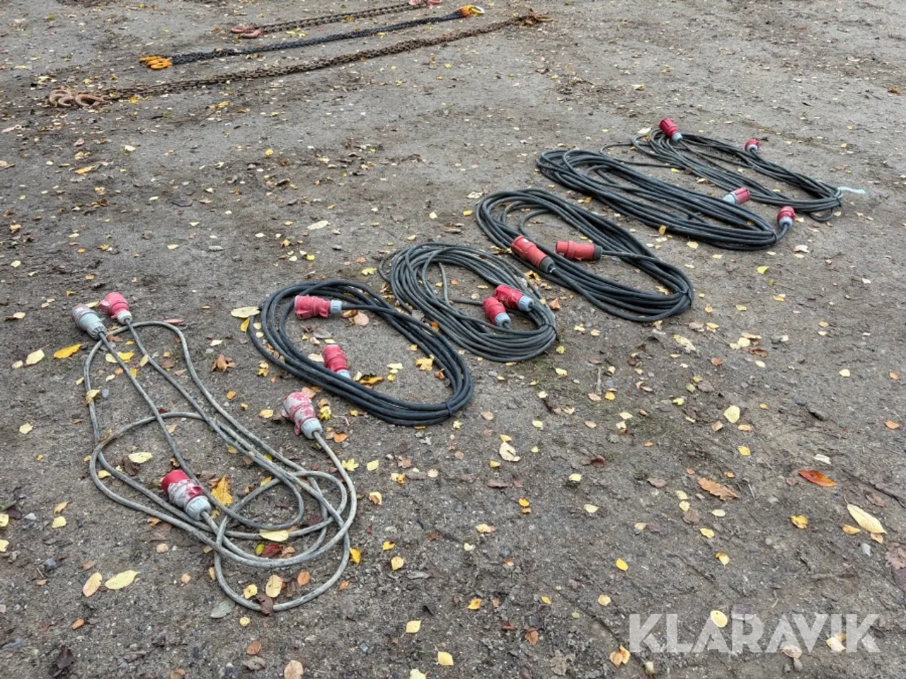 Billede 5 - Kraftkabler Blandet 16 A og 32 A, 7 styk
