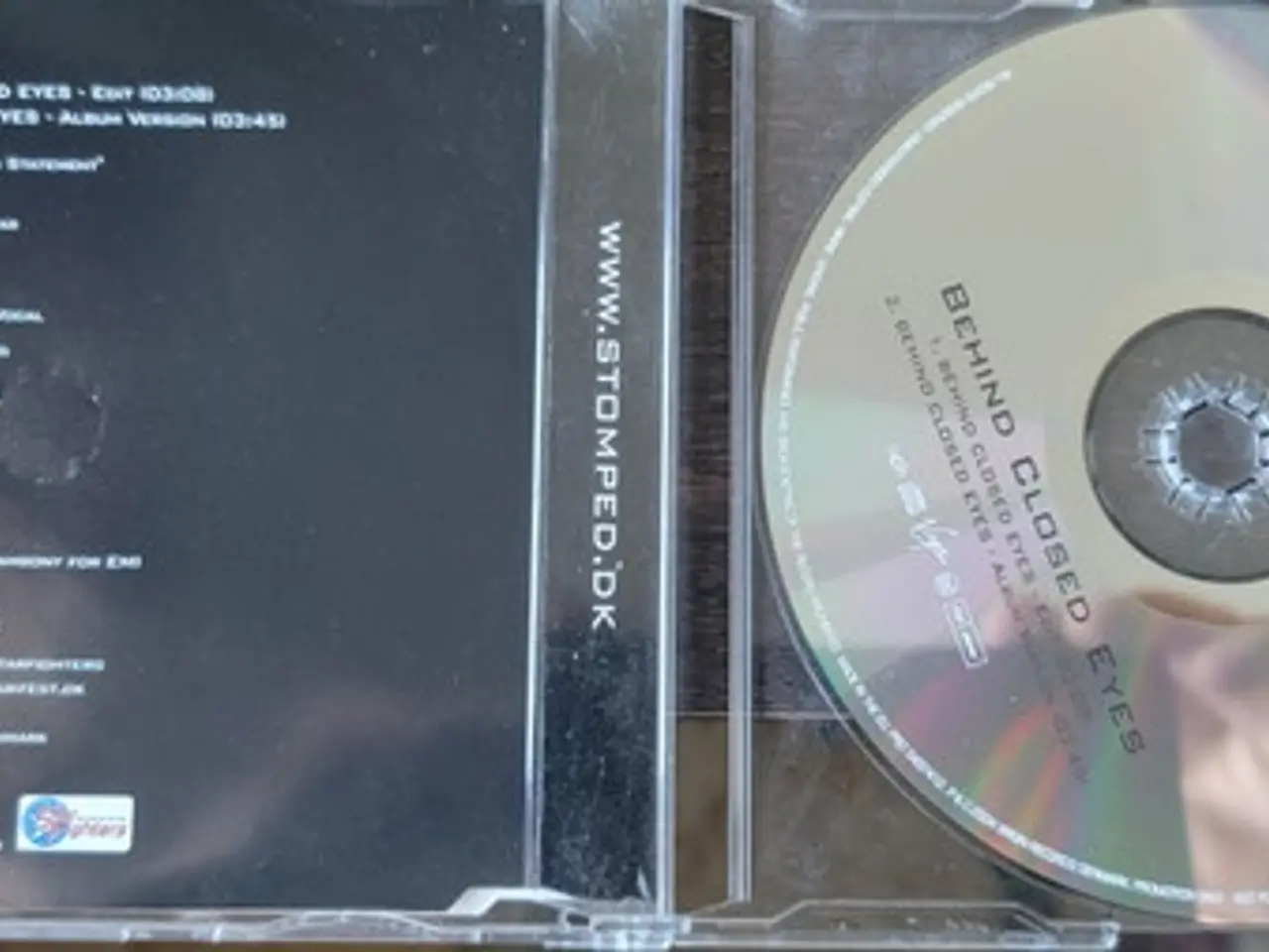 Billede 2 - Stomped – Behind closed eyes 2 track – CD