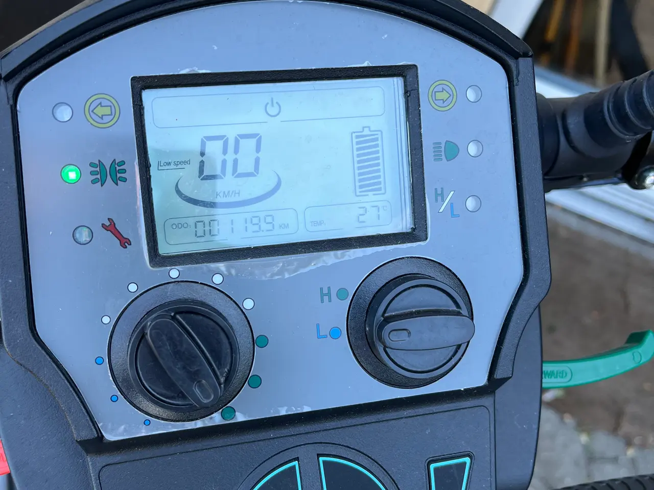 Billede 1 - El Scooter, kørt 119 km