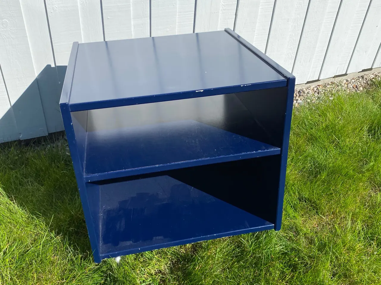 Billede 1 - Vintage Ikea sidebord, sengebord, reol på hjul