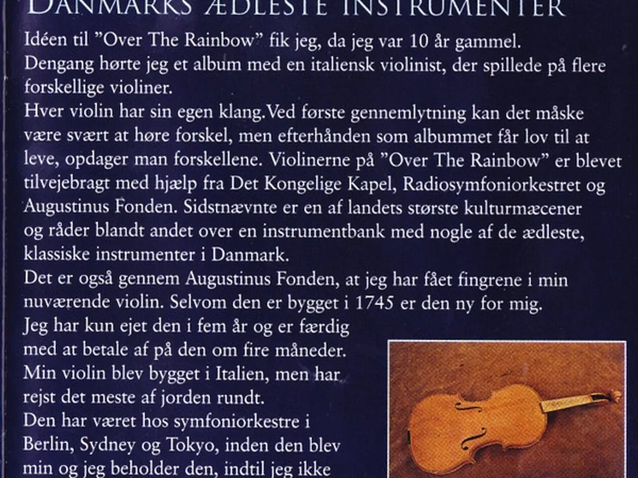 Billede 5 - Kim Sjøgren – Over The Rainbow – CD