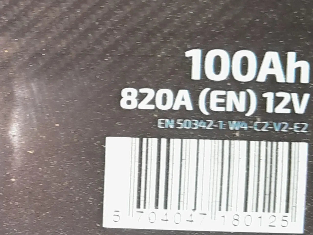 Billede 3 - Bilbatteri på 100 ah.