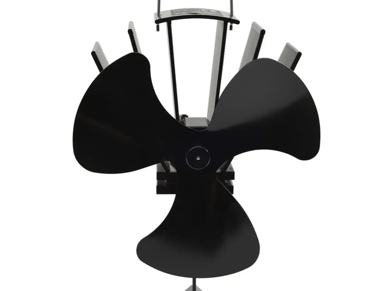 Billede 3 - Varmedrevet ovnventilator 3 blade sort