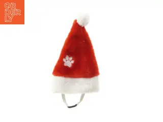 Julemandshat til kæledyr (str. 26 cm)