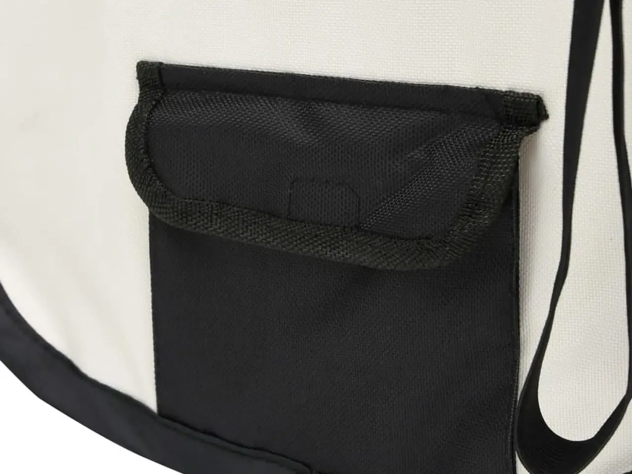 Billede 6 - Foldbar hundegård med bæretaske - 145 × 145 × 61 cm, sort/creme
