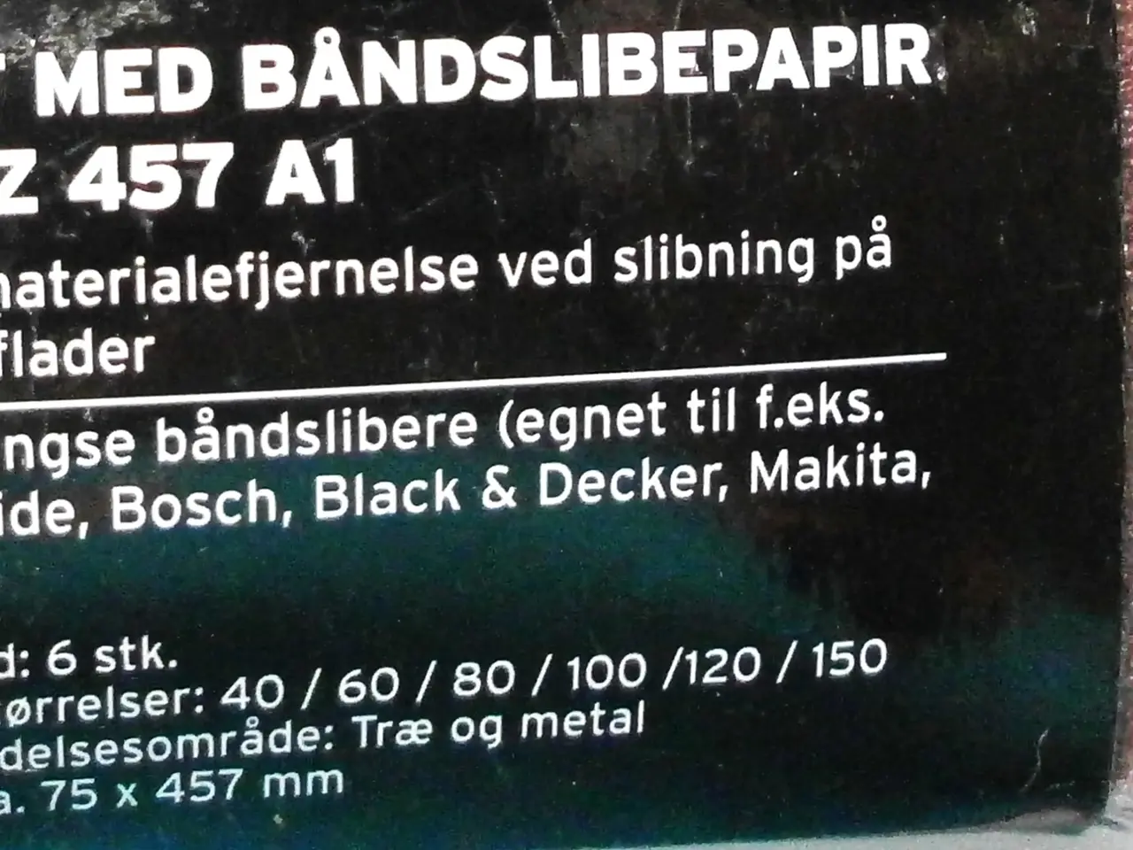 Billede 2 - NYT Båndslibepapir SÆT til træ og metal