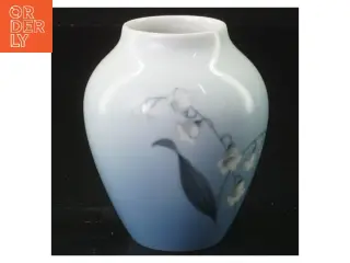 Porcelænsvase med blomstermotiv fra Bing & Grøndahl (str. 8,5 cm)