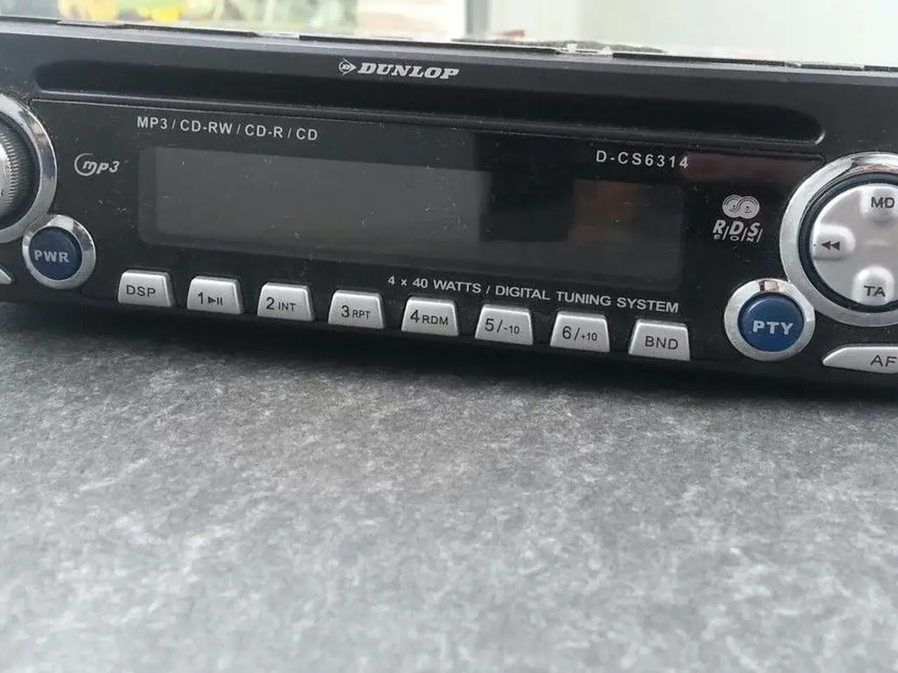 Billede 1 - Front panel til Dunlop autoradio