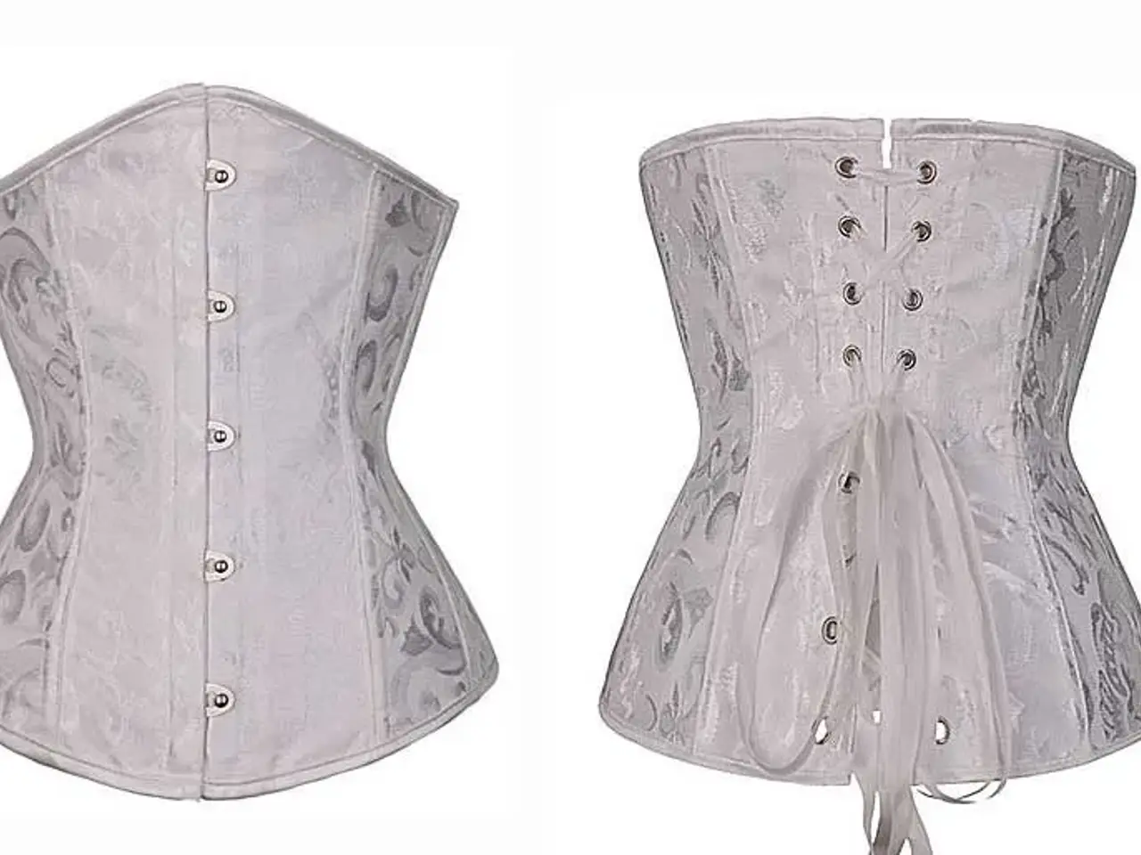 Billede 1 - Hvidt underbust korset, str. 46 - 48
