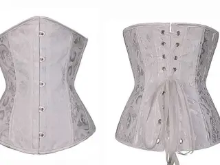 Hvidt underbust korset, str. 46 - 48