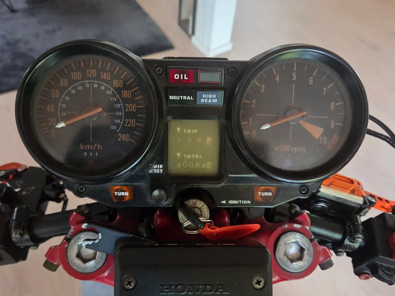 Billede 1 - Honda cb750 speedometer originalt