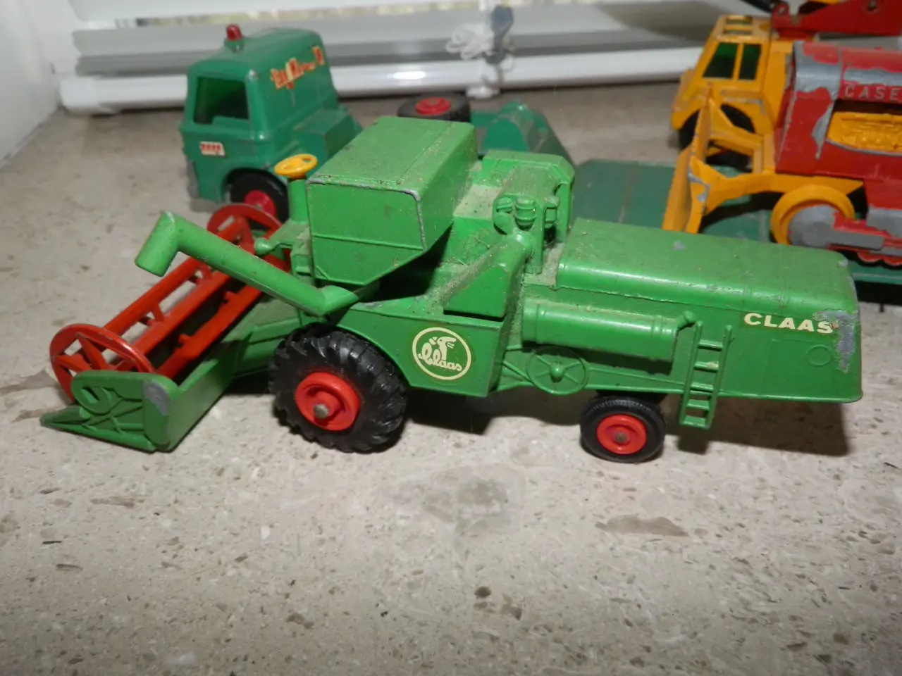 Billede 6 - Matchbox lastbil, dozer og kran