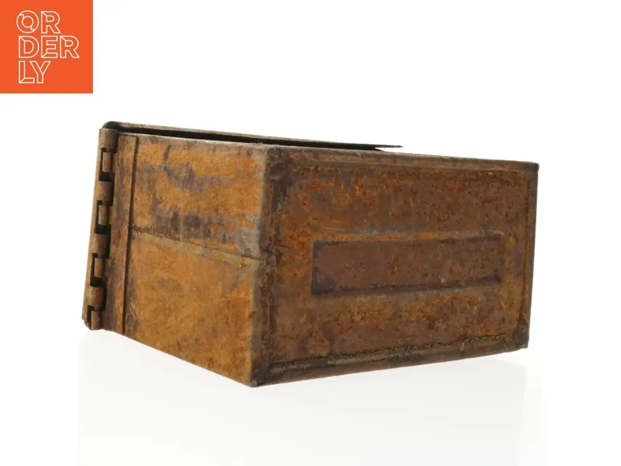 Billede 5 - Ammunitions kasse i rust metal (str. 29 x 19 x 15 cm)