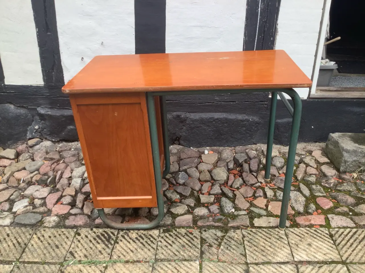 Billede 4 - Vintage Fransk skolebord-skrivebord