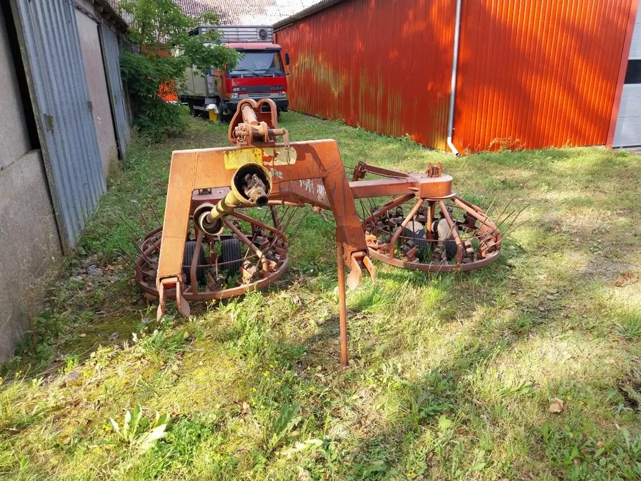 Billede 1 - Fransgård RV 390 hø- halmvender med rive.
