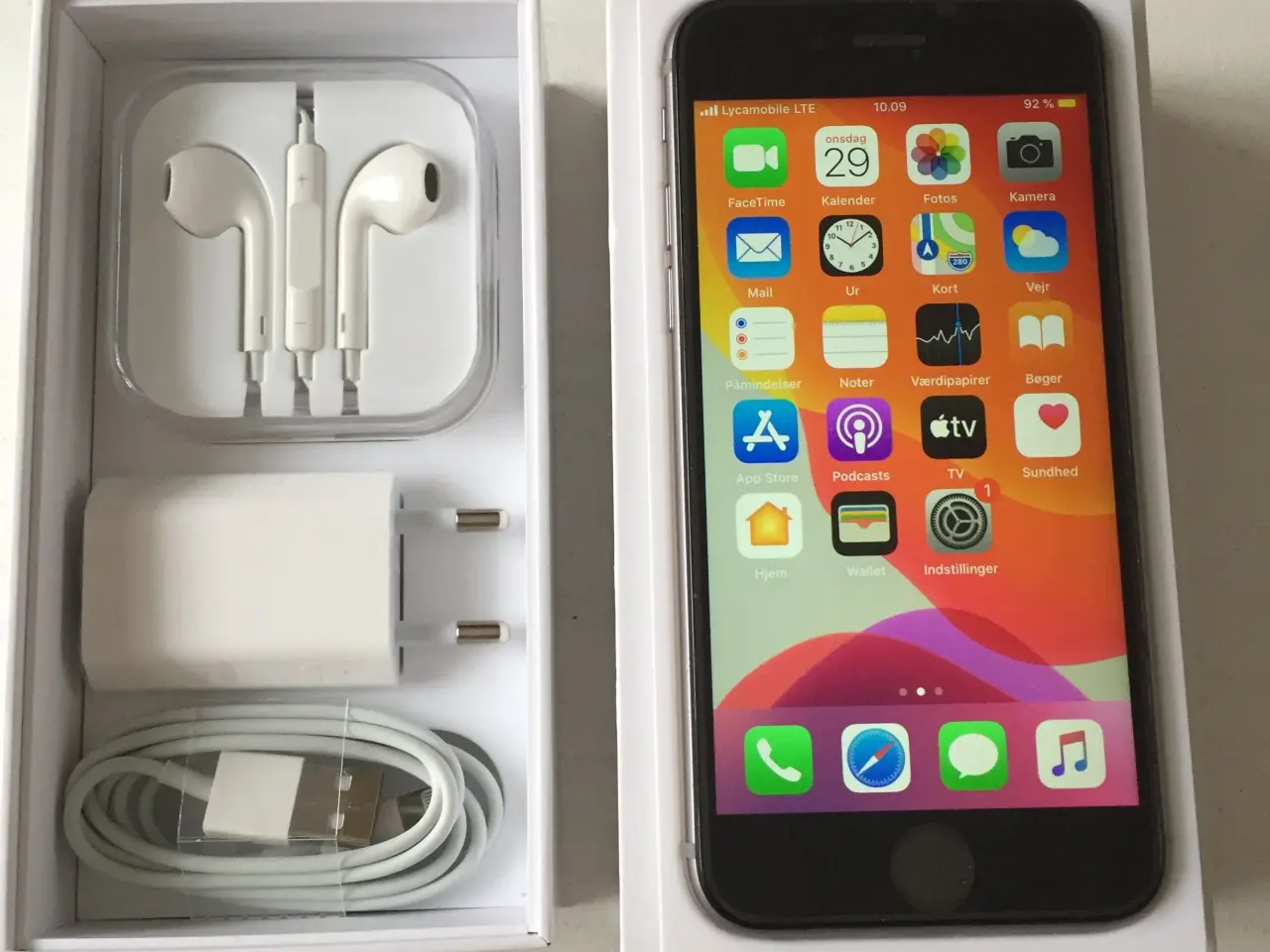 Billede 1 - Iphone 6  Spacegrey 64GB. 
