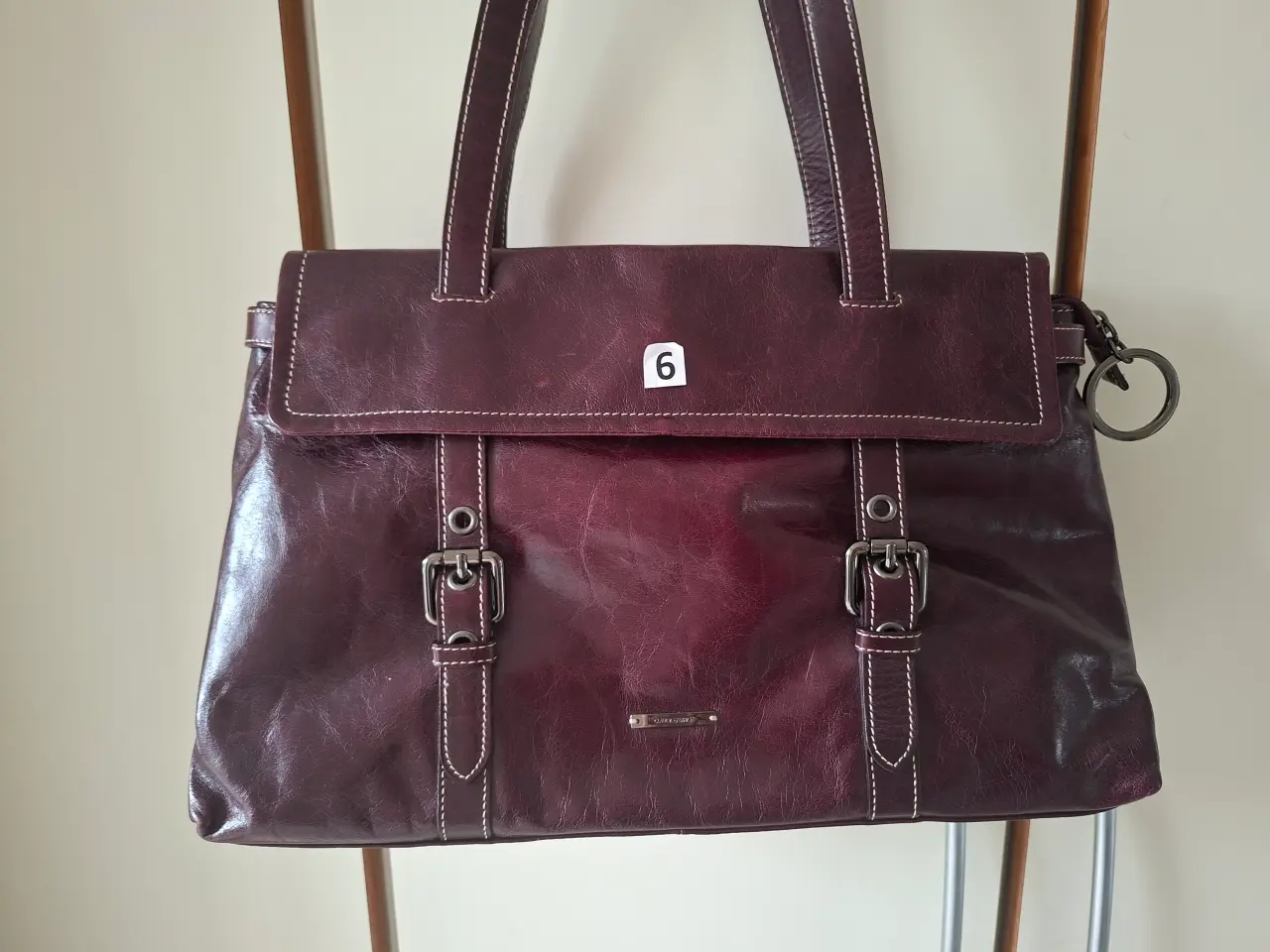 Billede 4 - Ny Bordeaux Claudio Ferrici Taske
