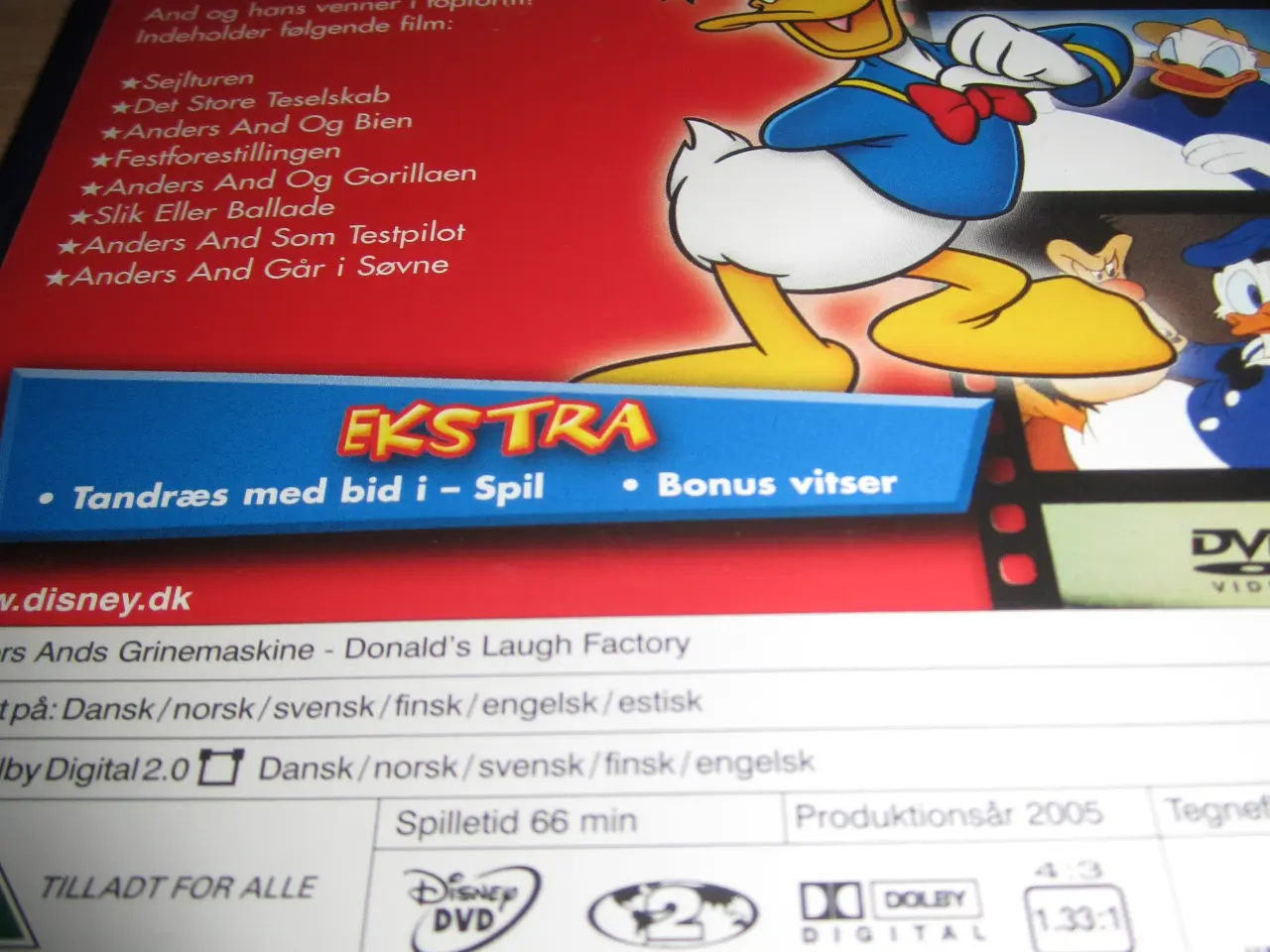 Billede 3 - BYD. WALT DISNEYS. Anders Ands Grinemaskine.