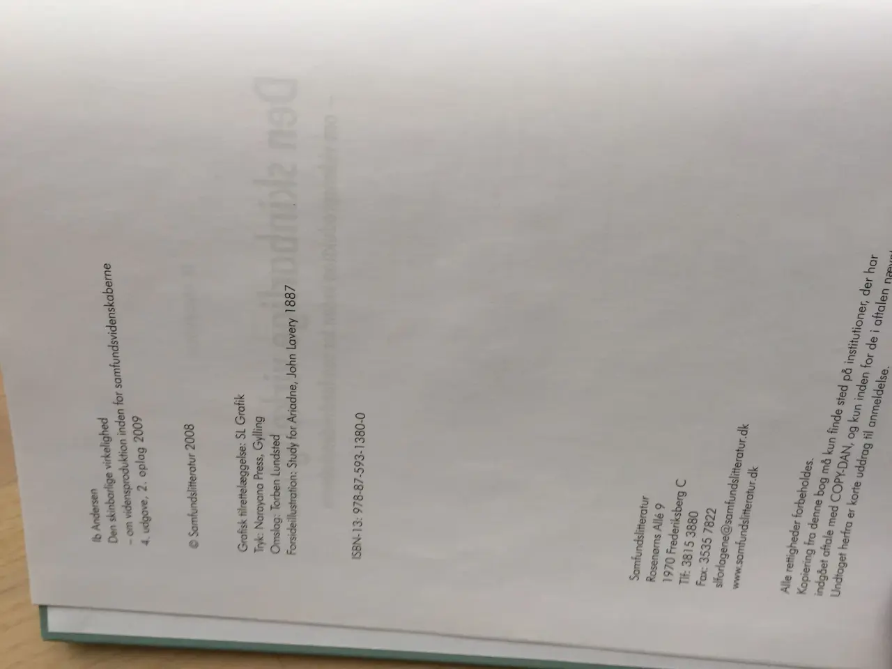 Billede 2 - Den Skinbarlige Virkelighed