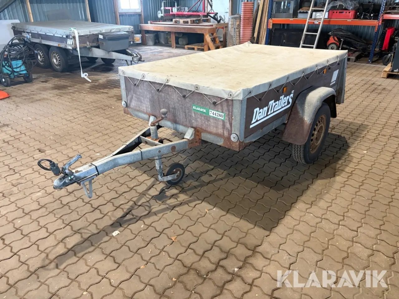 Billede 1 - Trailer Dan Trailers 502 D 1 med presenning