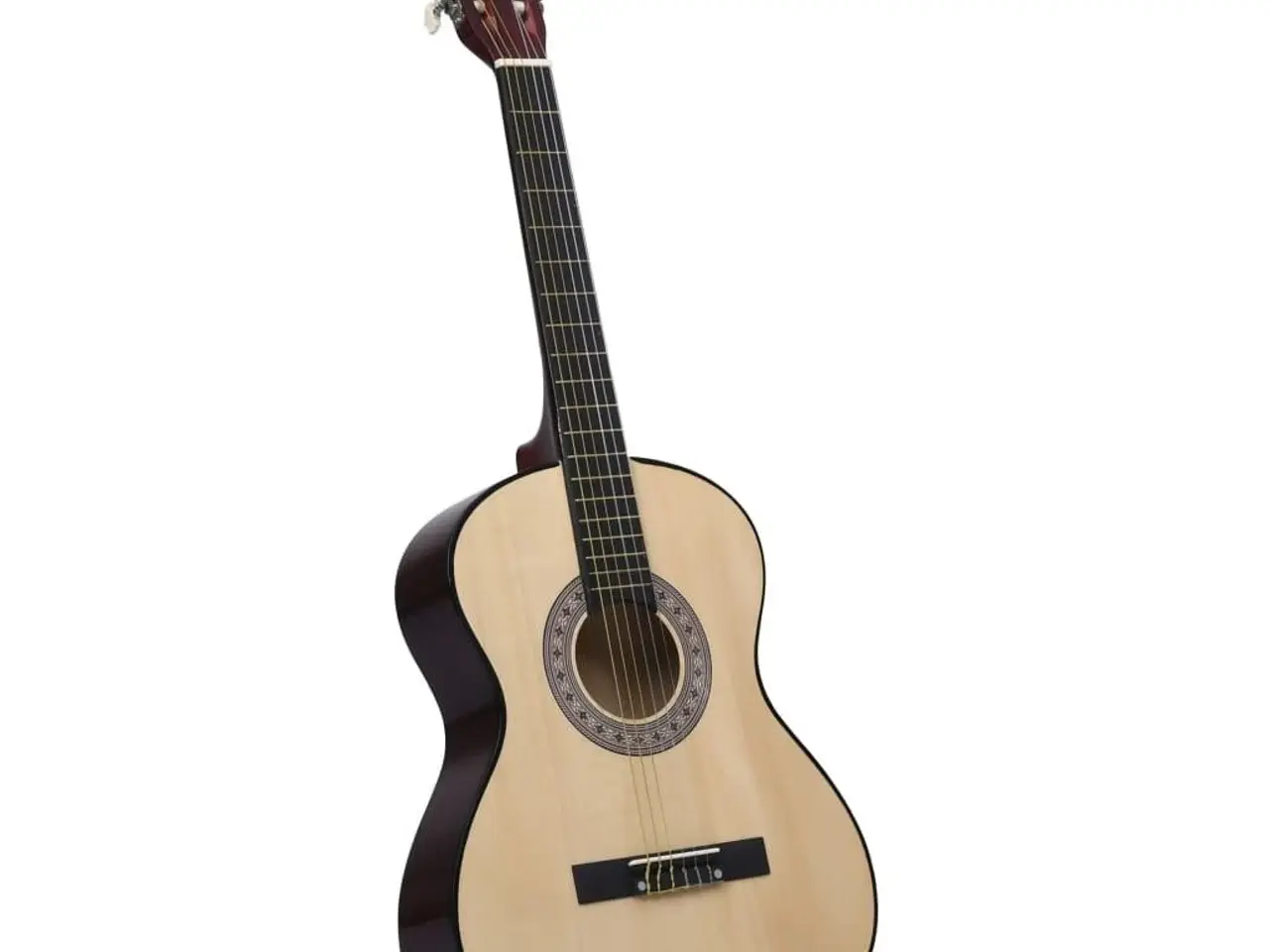 Billede 3 - Klassisk guitarsæt til begyndere 4/4 (39") - 12 dele, natur