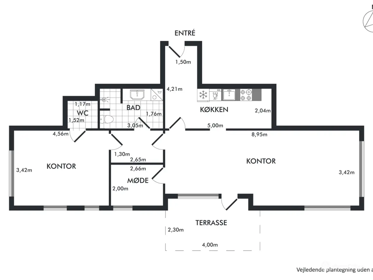 Billede 10 - 106 m² kontor/klinik i moderne højhusejendom