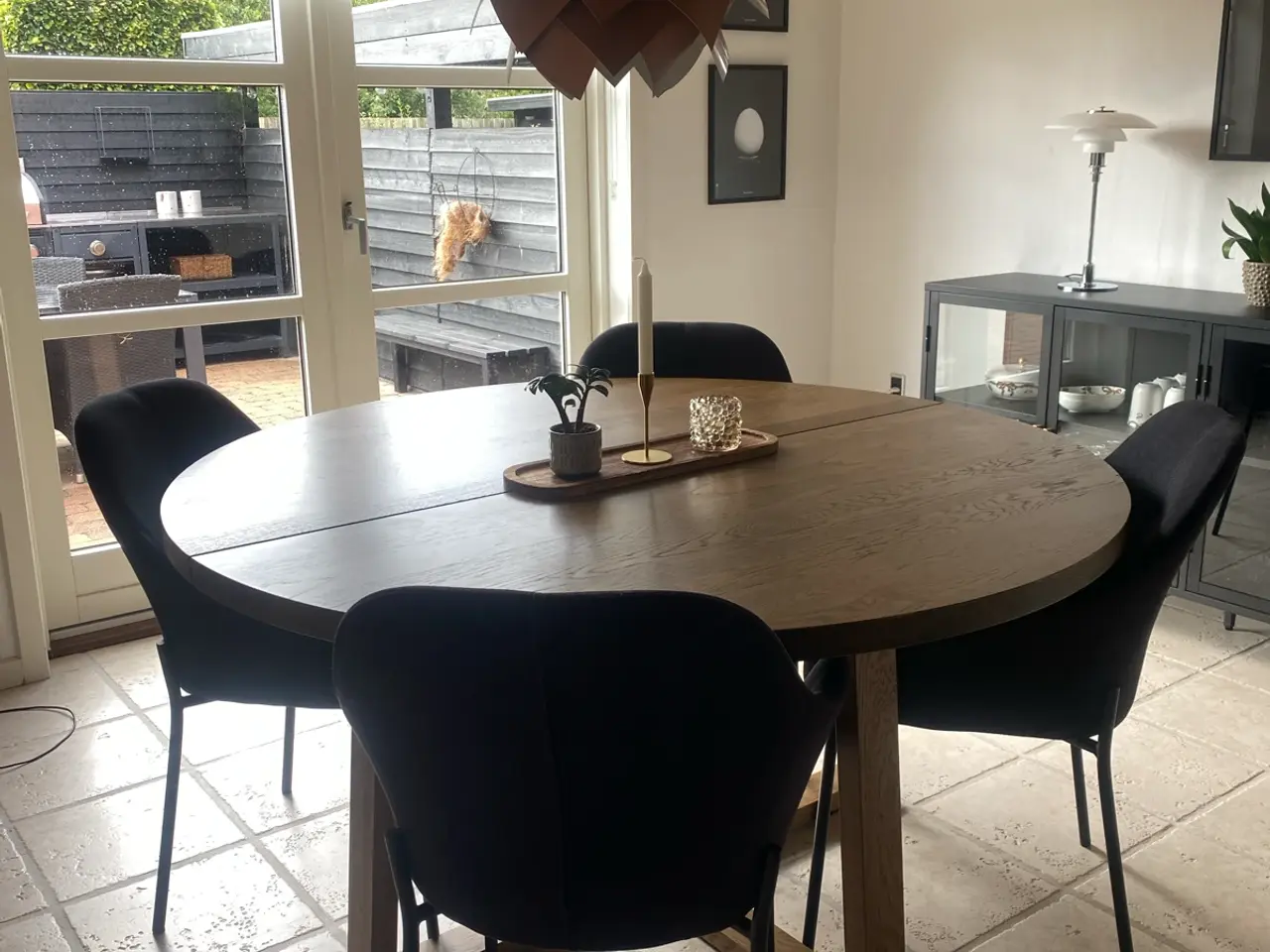 Billede 2 - Spisebord i egetræsfiner 