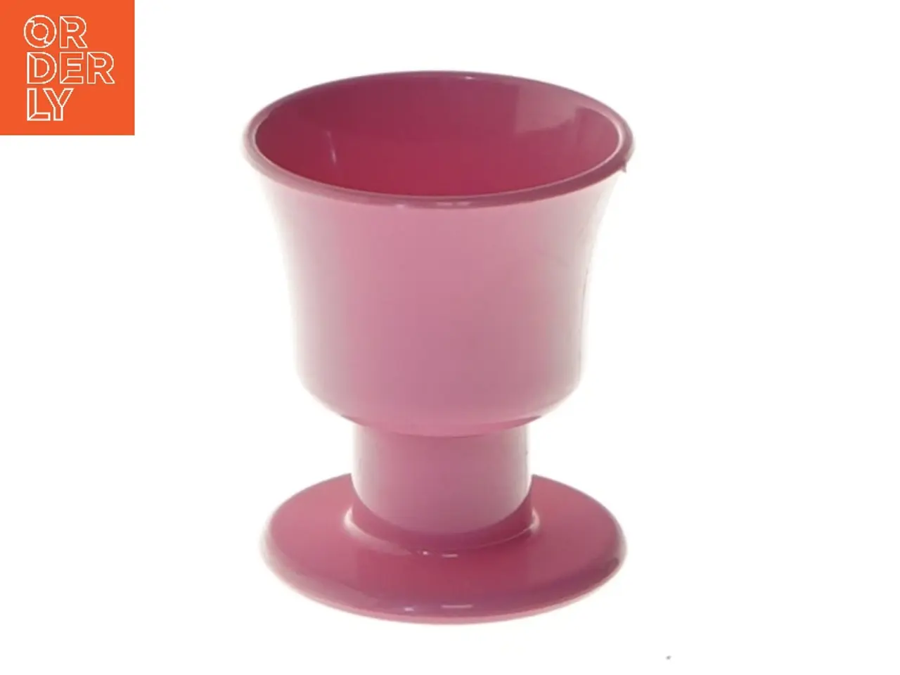 Billede 1 - Pink æggebæger (str. Ø 5 cm længde 6 cm)